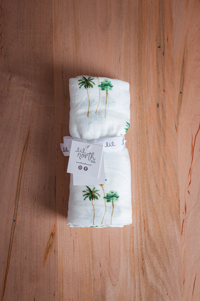 Muslin Swaddle - Palm tree