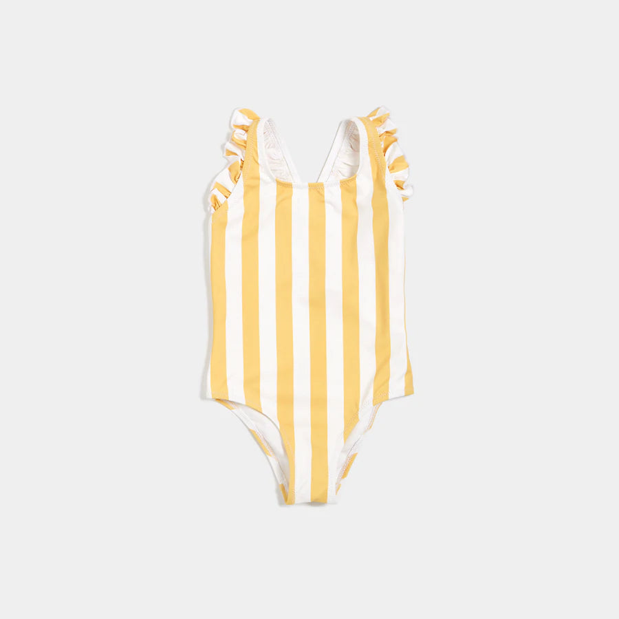 Yellow Stripe Swimsuit