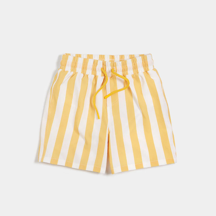 Yellow Stripe Swim Short