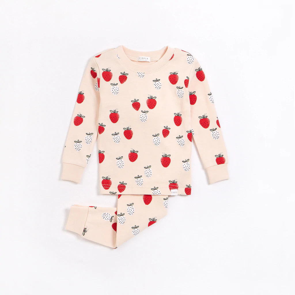 Strawberries Pj Set