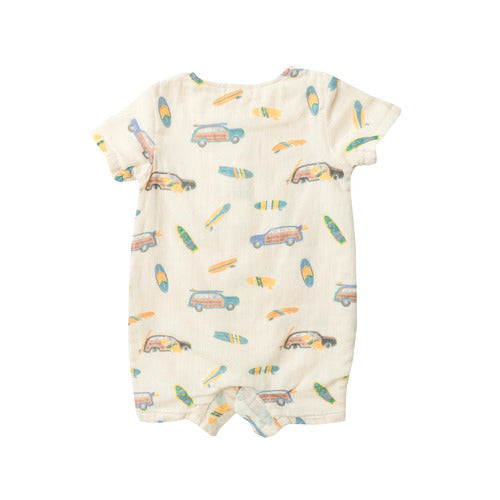 Surf Van Henley Romper