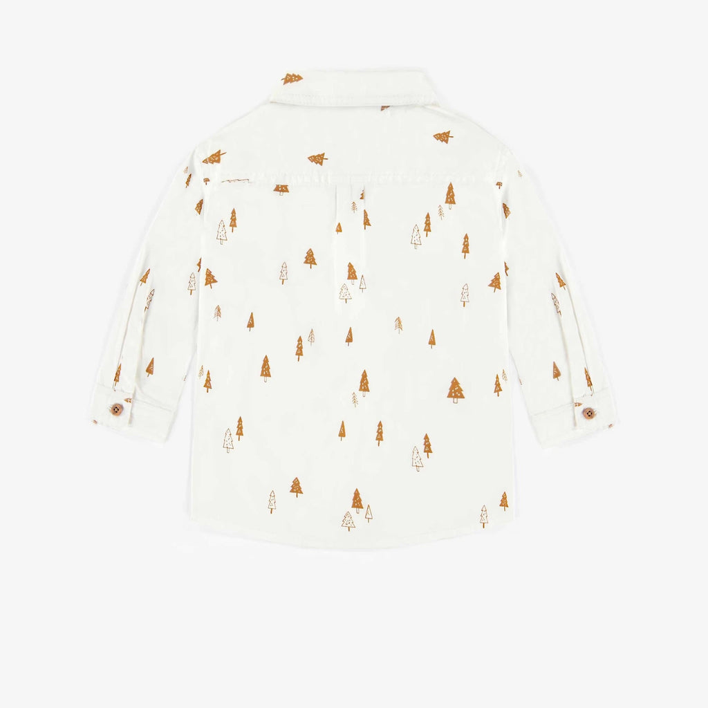 Trees White Button Up