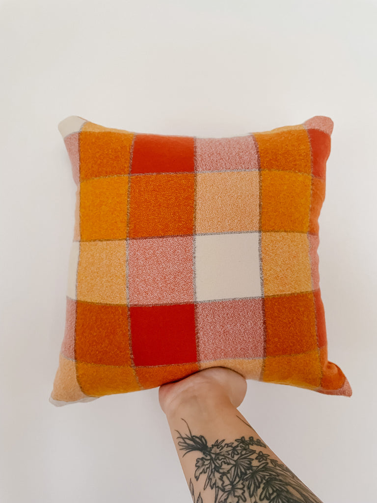 Autumn Flannel Pillow