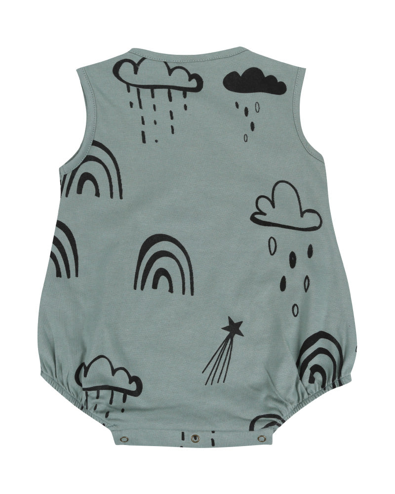 Rain + Rainbows Bubble Onesie