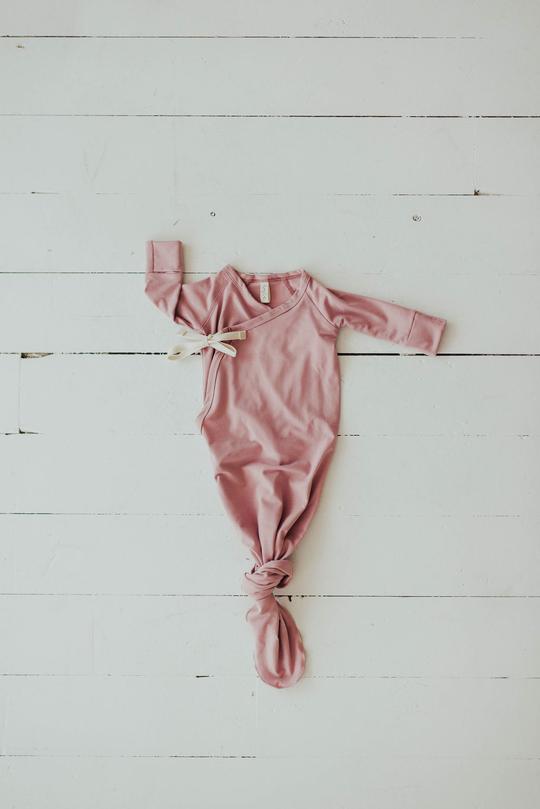 Kimono Gown - Rosewood