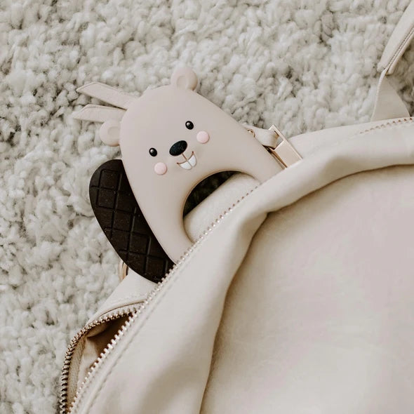 Beaver Teether - Latte